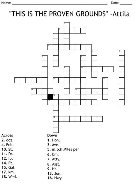 Referring crossword puzzle answers. . Age of attilas reign crossword